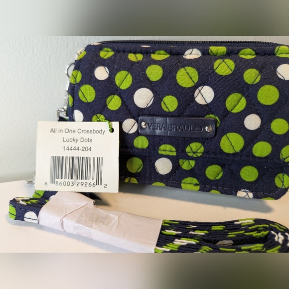 Vera Bradley Handbags - Vera Bradley Lucky Dots Crossbody Host Pick